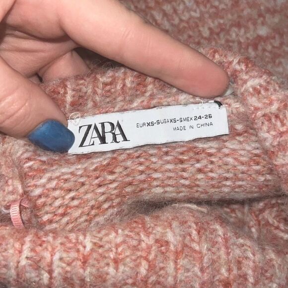 ✨ZARA ALPACA AND WOOL BLEND WARM SOFT SZ S-S SWEATER✨ - Picture 7 of 8